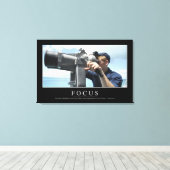 Nadruk: Inspirerend Citaat 2 Canvas Afdruk (Insitu (Houten vloer))