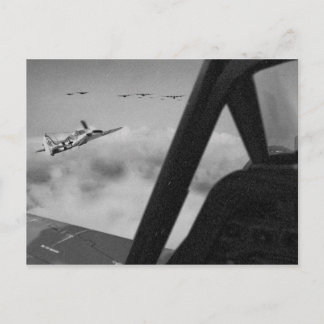 Nadruk-Wulf 190D strijders dichtbij binnen. Briefkaart