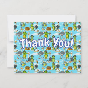 Nae Nae & Lulu Avonturen Bedankkaart Briefkaart