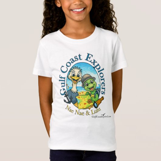 Nae Nae & Lulu Gulf Coast Explorers T-shirt (Voorkant)