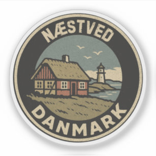 Næstved, Denemarken Danmark Sticker