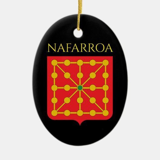 Nafarroa Keramisch Ornament (Voorkant)