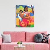 Nafea F, 1892 Canvas Afdruk (Insitu (Woonkamer))