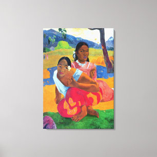 Nafea Fpoipo , 1892 Canvas Afdruk