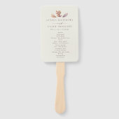 Nafelijke bladeren herfstkalkprogramma handwaaier (Voorkant)