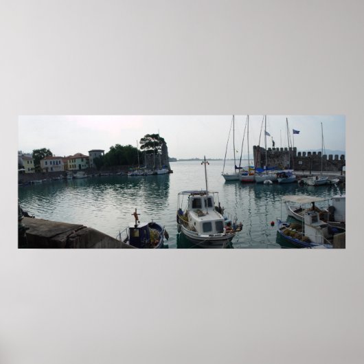 Nafpaktos' havenhaven poster (Voorkant)
