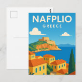 Nafplio Griekenland Decoratief Dromerig Briefkaart (Voorkant / Achterkant)