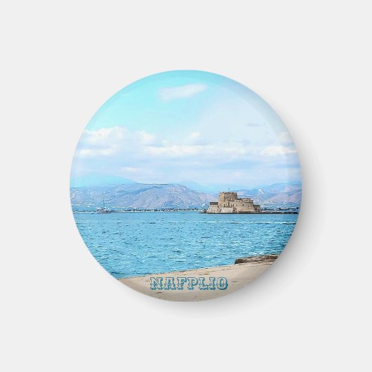 Nafplio Souvenir Magnet Magneet (Voorkant)