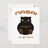 Nagai heeft beren briefkaart (Voorkant / Achterkant)