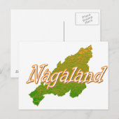 Nagaland Briefkaart (Voorkant / Achterkant)