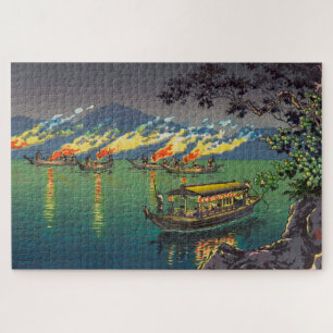 Nagaragawa Cormorant Gevist door Tsuchiya Koitsu Legpuzzel