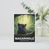 Nagarhole Nationaal Park India Reizen Briefkaart (Staand voorkant)