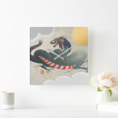 Nagasaki Dragon Square Wall klok (Huis)