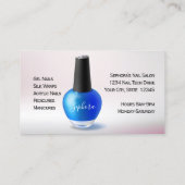 Nagel Art Technicus - Orchidee Nagellak Visitekaartje (Achterkant)