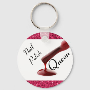 Nagel Lak Koningin Sleutelhanger