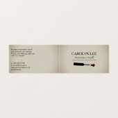 Nagel Lak | Manicuriste Visitekaartjes (Buitenkant ongevouwen)