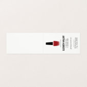 Nagel Lak | Minimalistisch Visitekaartjes (Buitenkant ongevouwen)
