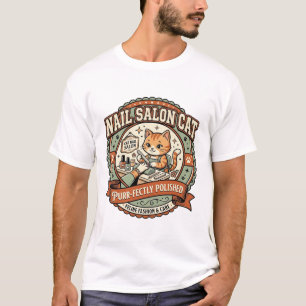Nagel Salon Kat Nagel Salon Kat Vintage Vector Kun T-shirt