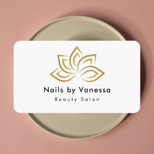 Nagelkunstenaar Beauty Salon QR Code Visitekaartje