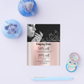 nagelkunstenaar business gepersonaliseerde flyer (Enkel)