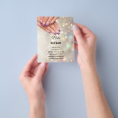 nagelkunstenaar business gepersonaliseerde flyer (Hand)