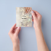 nagelkunstenaar business gepersonaliseerde flyer (Hand)