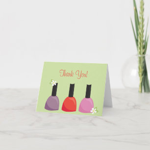 Nagellak bedankkaart