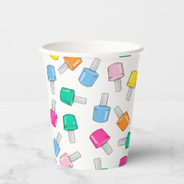 Nagellak Spa Party Manicure Beauty Verjaardag Papieren Bekers