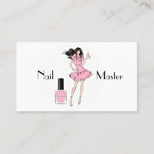 Nagelmeester Visitekaartje (Voorkant)