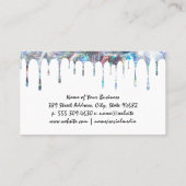 Nagelpoets Flessen | Glitter Drip Visitekaartje (Achterkant)