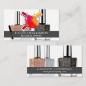 Nagelpolish Borstel | Flesjes Zakelijke Kaart Visitekaartje (Voorkant / Achterkant)