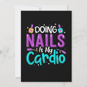 Nagels doen is mijn cardio kaart
