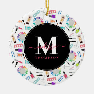 Nagels Manicure Pedicure Schoonheidssalon Monogram Keramisch Ornament