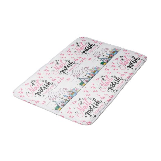 nagels salon decoreren stijl badmat (Gekanteld)