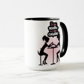 NAGELS SALON QUOTE STIJL MOK (Voorkant rechts)