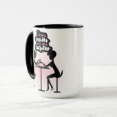 NAGELS SALON QUOTE STIJL MOK (Voorkant links)