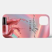 Nagelsalon Poolse fles Splash Pastel Case-Mate iPhone Case (Achterkant (horizontaal))