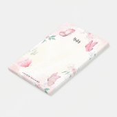 Nagelstudio Aangepaste Roze Vlinders Post-it® Notes (Schuin)