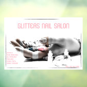 Nagelstudio Bedrijfsaanpassing Raamsticker (Vel 3)