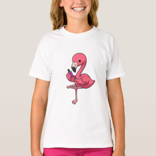Nagelstudio Flamingo Kids T-shirt