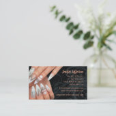 Nagelstudio  Loyalty Korting Zakelijke Kaart (Staand voorkant)