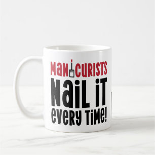 Nagelstylist Nagel Technicus Kosmetoloog Manicure Koffiemok