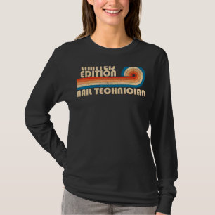 NAGELTECHNICUS Grappig Functie Titel Beroep Verjaa T-shirt