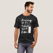 Nageltechnicus Professionele Manicuristen Tech Art T-shirt (Voorkant volledig)