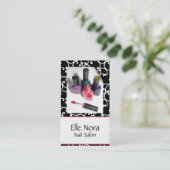 Nageltechnicus Visitekaartjes (Staand voorkant)