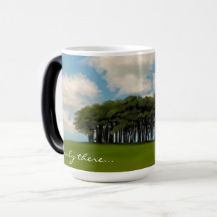 Nagenoeg het landmerk van de Cornish drive Magische Mok