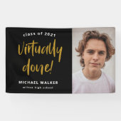 nagenoeg voltooide afstuderen - aankondigingsbanne spandoek (Horizontaal)