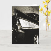 Nageoires caudales - carte de voeux 1957 de Chevy (Fleur jaune)