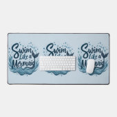 Nager comme une sirène Whimsical Ocean Cote Art (Clavier et souris)