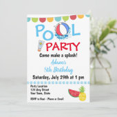 Nager Invitation Anniversaire (Debout devant)